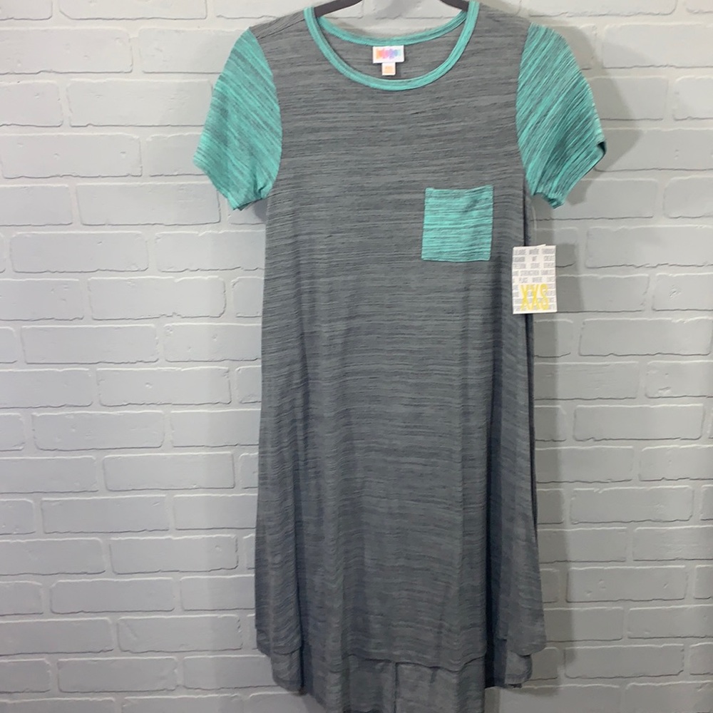 LuLaRoe NWT high low Carly dress -size XXS